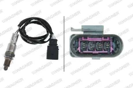 AUDI Кисневий датчик (лямбда-зонд) A1, A3, A4, A5, A6, Q3, SKODA, VW WAGNER LBS00046 Фольксваген Гольф 7