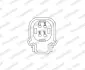 FORD Кисневий датчик (лямба-зонд) B-MAX 1.0 EcoBoost WAGNER LBS00115