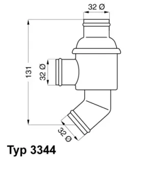 Термостат BMW 3 5 E30 E12 E28 Wahler 334480