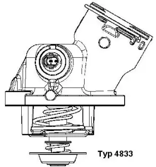 Термостат MB Wahler 4833.100D