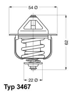 Термостат Wahler 346785D