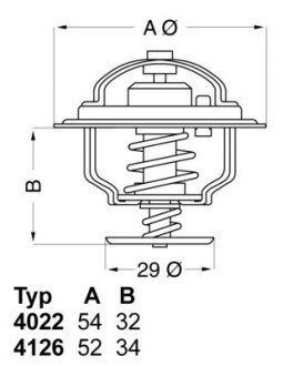 Термостат wahler 4022.82D на Ягуар Xj