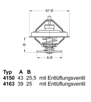 Термостат wahler 415083D50