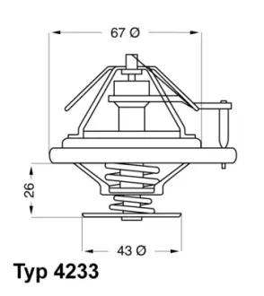 Термостат wahler 423380D