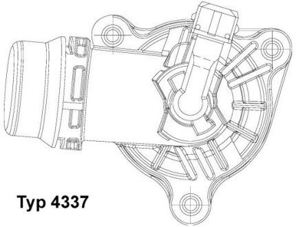 Термостат wahler 4337.105D на Бмв E87