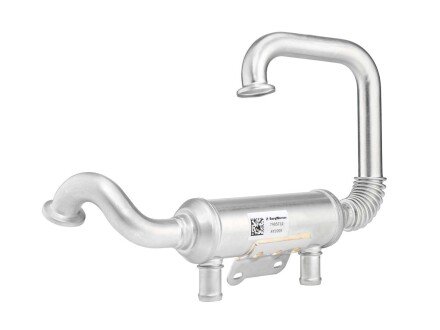 VW Радіатор рециркуляції ВГ GOLF IV (1J1) 1.9 TDI 00-05, PASSAT B6 (3C2) 1.9 TDI 05-10, SKODA OCTAVIA II (1Z3) 1.9 TDI 04-10, AUDI A4 B6 (8E2) 1.9 TDI 01-04 wahler 790571D