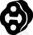 MAZDA Кріплення глушника 626 2.0D/2.0 -02, KIA Carnival 99-05, Clarus WALKER 81368