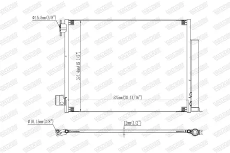 Радиатор охлаждения двигателя WALKER WCD00331 Рено Captur