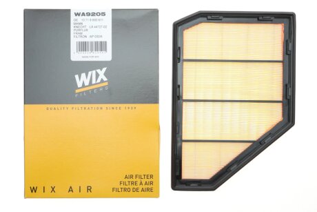 ФІЛЬТР ПОВІТРЯ wixfiltron WA9205