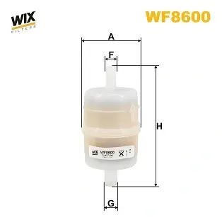 Фільтр повітряний, компресор - підсмоктування повітря (вир-во WIX-FILTERS) WIXFILTRON WF8600