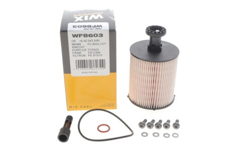 Фільтр паливний RENAULT TRAFFIC 1.6-2.0 dCi 14- (WIX-FILTERS) wixfiltron WF8603