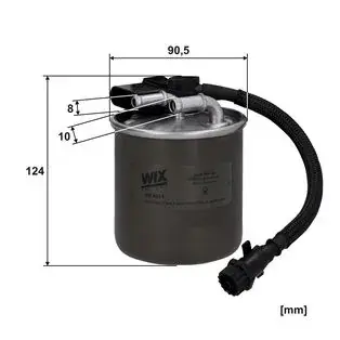 Фільтр паливний WIXFILTRON WF8614