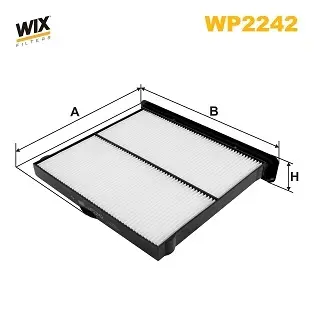 Салонний повітряний фільтр WIXFILTRON WP2242