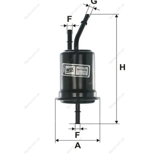 ФІЛЬТР ПАЛИВА WIXFILTRON WF8332
