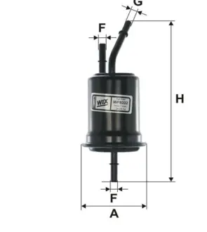 ФІЛЬТР ПАЛИВА WIXFILTRON WF8332