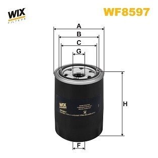 ФІЛЬТР ПАЛИВА wixfiltron WF8597