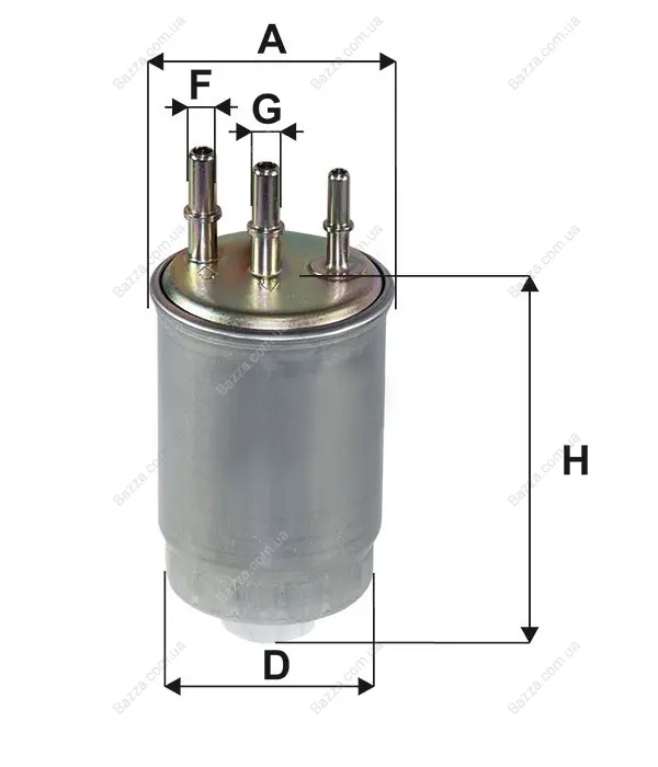Фільтр палива WIXFILTRON WF8558