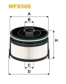 Фільтр палива WIXFILTRON WF8586