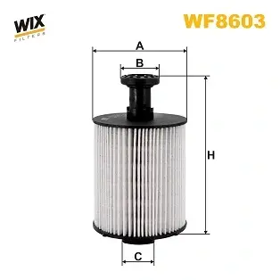 Фільтр паливний RENAULT TRAFFIC 1.6-2.0 dCi 14- (вир-во WIX-FILTERS) WIXFILTRON WF8603 (фото 1)