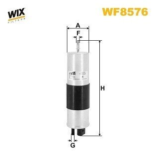 Фільтр паливний VOLVO 2.0 D 15- (WIX-FILTERS) wixfiltron WF8576