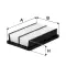Фільтр повітряний MAZDA 3 2.0 19- (вир-во WIX-FILTERS) WIXFILTRON WA9950
