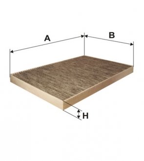 Фильтр салона wixfiltron 93507E