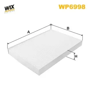 Фільтр салону WIXFILTRON WP6998