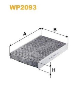 Фільтр салону wixfiltron WP2093 на Сеат Mii