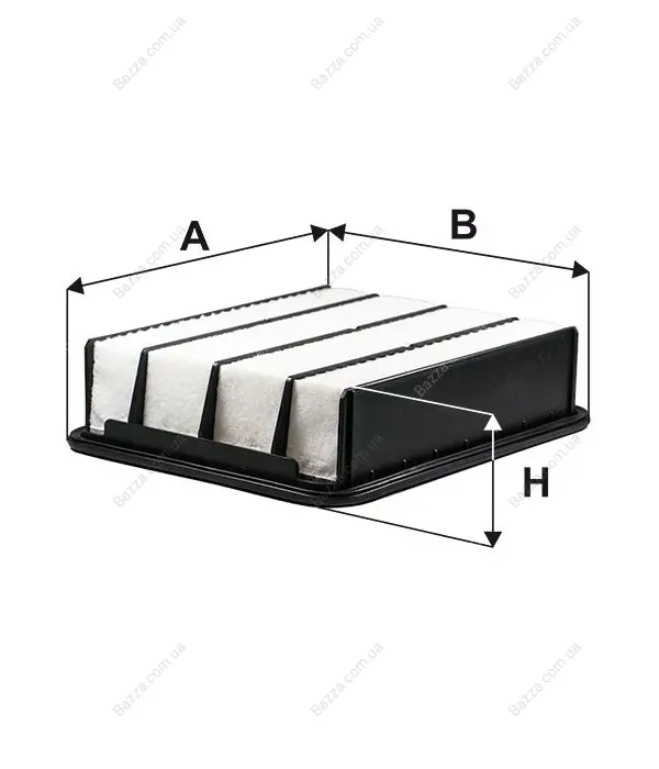 Фильтр воздушный TOYOTA LC PRADO 2.8 D-4D 15- (пр-во WIX-FILTERS) WIXFILTRON WA9884 (фото 1)