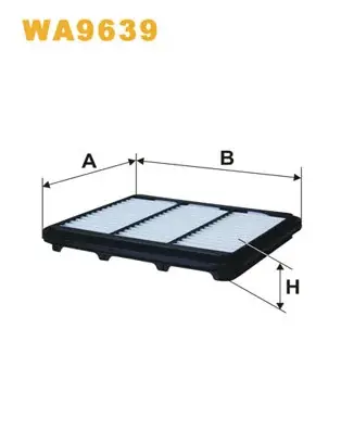 Фильтр воздушный WP9639/AP082/8 (пр-во WIX-Filtron) WIXFILTRON WA9639 (фото 1)
