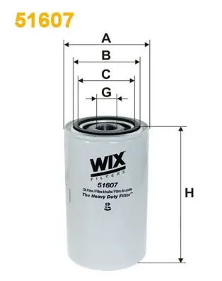 Масляный фильтр WIXFILTRON 51607