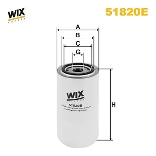 Масляный фильтр WIXFILTRON 51820E