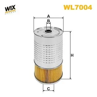 Масляний фільтр WIXFILTRON WL7004