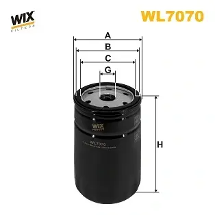 Масляный фильтр WIXFILTRON WL7070