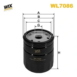 Масляный фильтр WIXFILTRON WL7086
