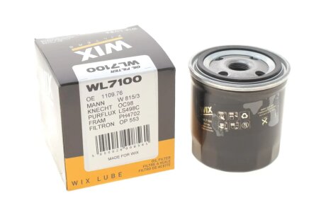Масляный фильтр wixfiltron WL7100