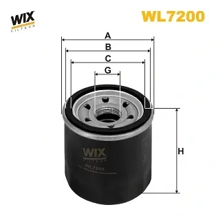 Масляний фільтр WIXFILTRON WL7200