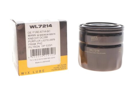 Масляний фільтр wixfiltron WL7214