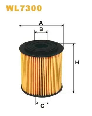 Масляный фильтр WIXFILTRON WL7300