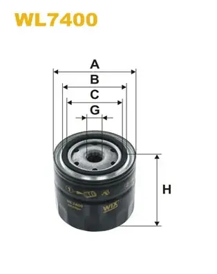 Масляный фильтр WIXFILTRON WL7400