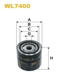 Масляный фильтр WIXFILTRON WL7400