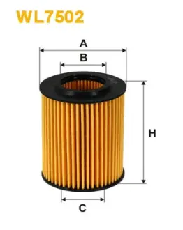 Масляний фільтр WIXFILTRON WL7502
