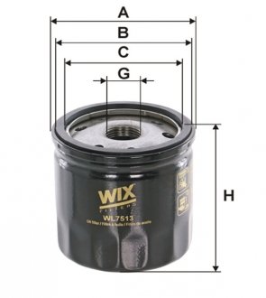 Масляный фильтр wixfiltron WL7513