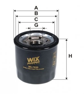 Масляний фільтр wixfiltron WL7520