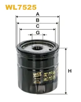 Масляный фильтр WIXFILTRON WL7525