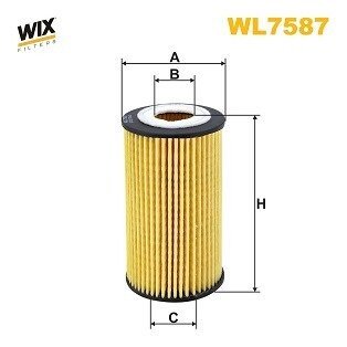 Масляный фильтр wixfiltron WL7587