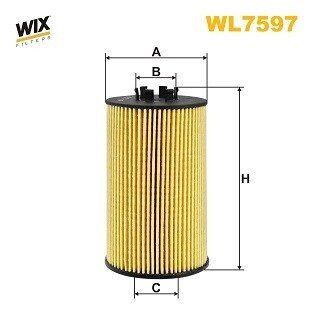 Масляний фільтр wixfiltron WL7597 на Мерседес C-Class S204/C204