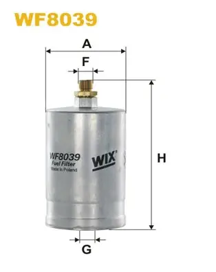 Топливный фильтр WIXFILTRON WF8039