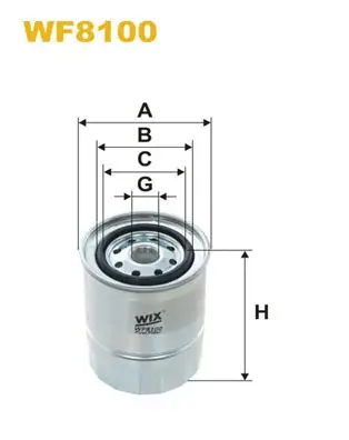 Топливный фильтр WIXFILTRON WF8100