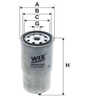 Паливний (топливный) фільтр wixfiltron WF8164